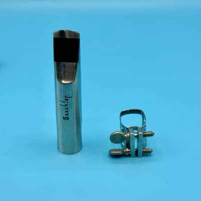 1990s Beechler Bellite 8 Stainless Steel Mouthpiece for Alto Sax image 2