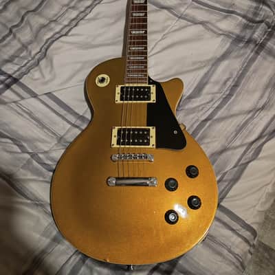 Agile AL-2000 Les Paul Singlecut 2000s Gold Top HH image 3