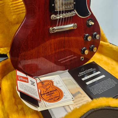 Gibson Custom 1961 Les Paul SG Standard Reissue Stop Bar, VOS, Cherry Red, w/HSC 2026 image 4