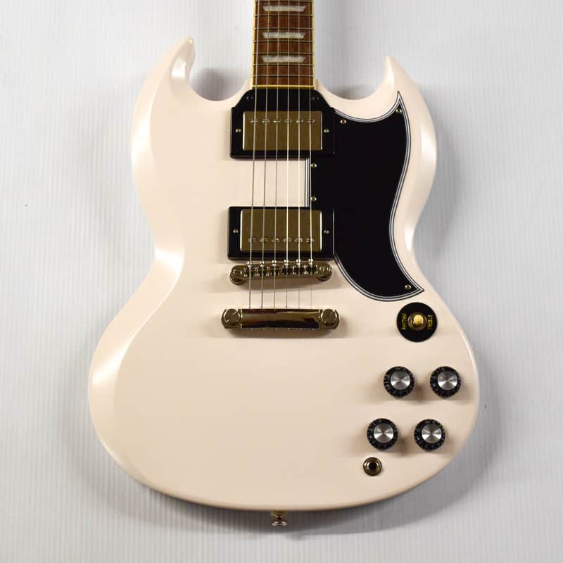 Epiphone '61 Les Paul SG Standard - Aged Classic White image 1