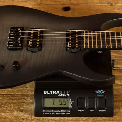 Schecter Keith Merrow KM-7 MKIII Legacy - Ebony - Transparent Black Burst - 7-String image 8