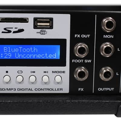 Rockville RPM109 12 Channel 4800w Powered Mixer, 7 Band EQ, Effects, USB, 48V image 4