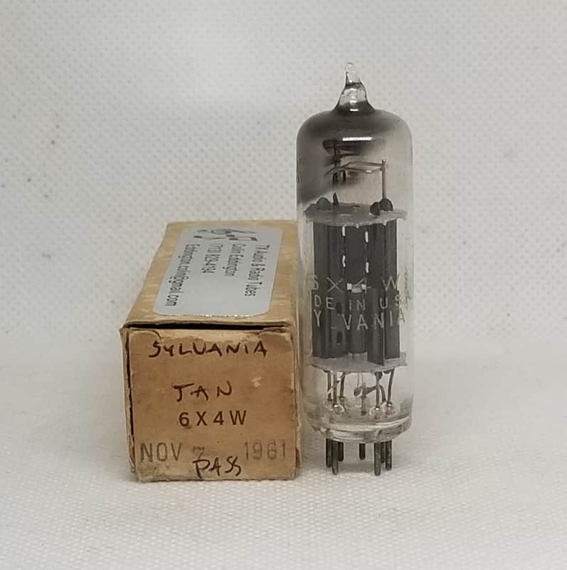 Sylvania JAN 6X4W Single NOS Rectifier 6X4 image 1