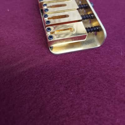Jerman Five String electric Mandolin Bridge Brass image 3