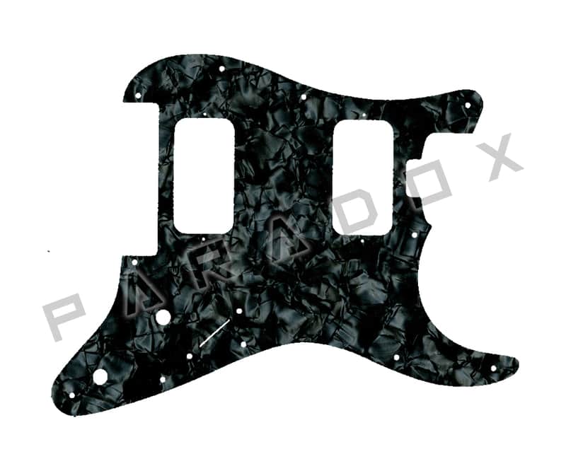 Custom Pickguard For 2018 - 2024 Charvel San Dimas So-Cal Custom Shop H-H - Jet Black Pearl/Black/White/Black .090" image 1