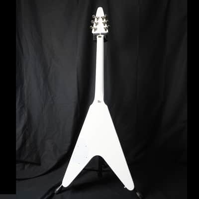 Epiphone Limited Edition Brendon Small "Snow Falcon" Flying V Snow Burst image 5
