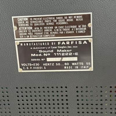 Farfisa Soundmaker 61-Key String Synthesizer 1979 - 1981 - Natural / Black image 20
