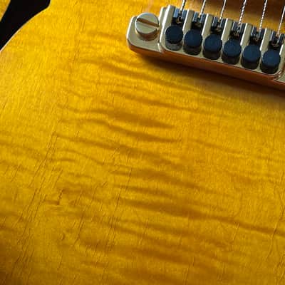1990 Gibson ES-347 Flamed Maple Body Tobacco Burst with Original Case image 13