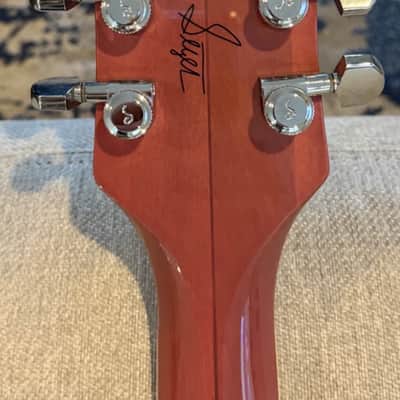 2014 Gretsch G6120SHR Brian Setzer Hot Rod Roman Red MIJ w/OHSC image 6