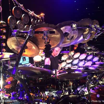 Terry Bozzio's 1998 DW 2x10" Maple Piccolo Tom. Autographed! Walnut Satin Oil image 21