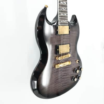 Gibson SG Supreme Guitar - Translucent Ebony Burst image 3