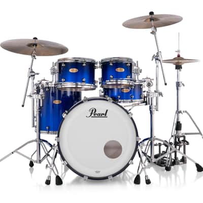 Pearl Reference One 4-Piece Shell Pack Drum Kit 22/16/12/10 Kobalt Blue Fade image 2
