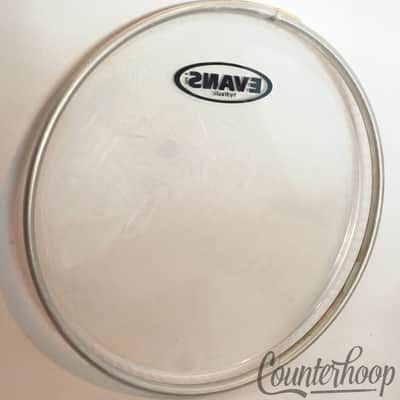 *Evans 2x 10" Tom Drum Heads Hydraulic+Uno 58 Cad/Cam Clear Batter/Resonant USA* image 4