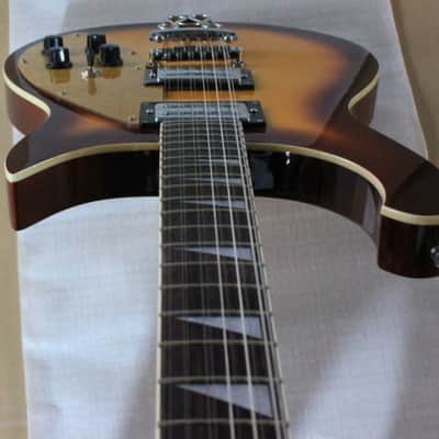 Fishbone FTP-BURG-12- String Electric Solid Body Guitar 2013 Burgundy Burst Make an Offer image 17