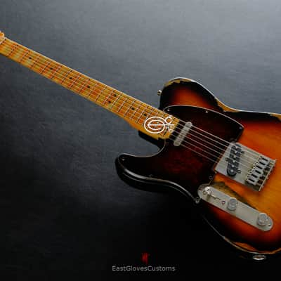 Fender Telecaster Sunburst Left Handed Heavy Aged Relic (RARE) image 10
