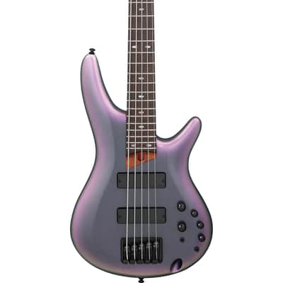 Ibanez SR Standard SR505 5-String Bass Guitar - Black Aurora Burst image 4