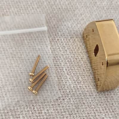 Towner Gold V. Block Adapter for Bigsby B3 on a LP Guitar image 2