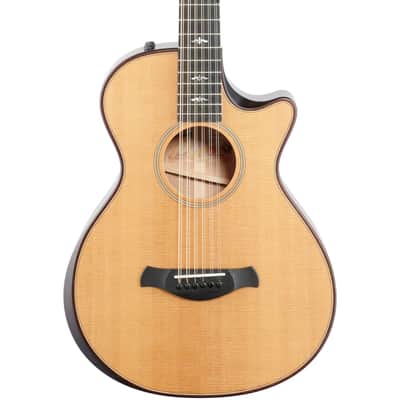 Taylor Builder's Edition 652ce Grand Cutaway Acoustic-Electric Guitar, 12-String (with Case), Natural image 1