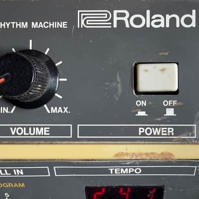 Roland CR-8000 CompuRhythm 1980s - Cream image 5