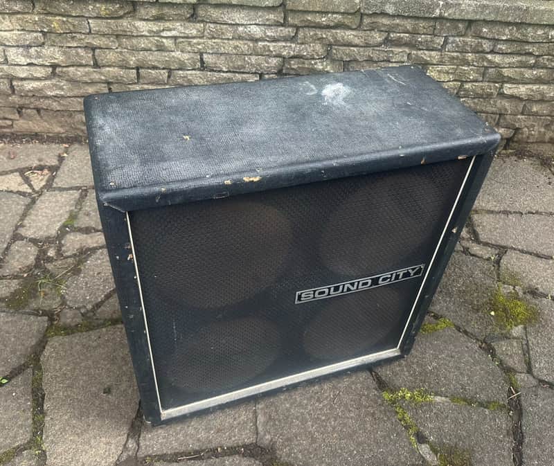 1970s Sound City 4x12 Cab Cabinet - Very Good