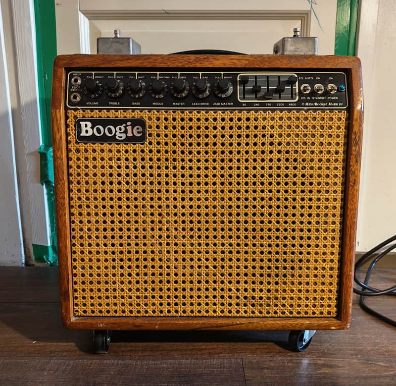 Mesa Boogie Mark III Red Stripe (IIC+) Wooden Combo image 1
