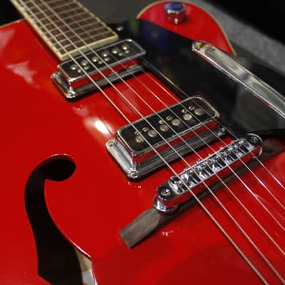 Gretsch 5129 Electromatic Hollowbody in Firebird Red w/ Case image 10