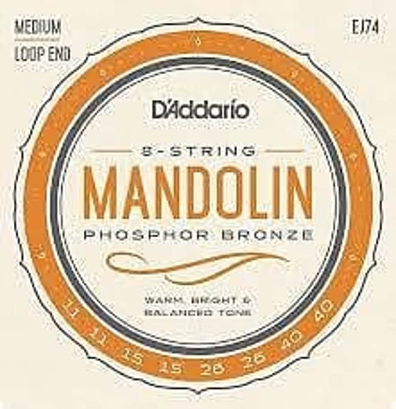 D'Addario EJ74 Phosphor Bronze Mandolin Strings - .011-.040 image 1