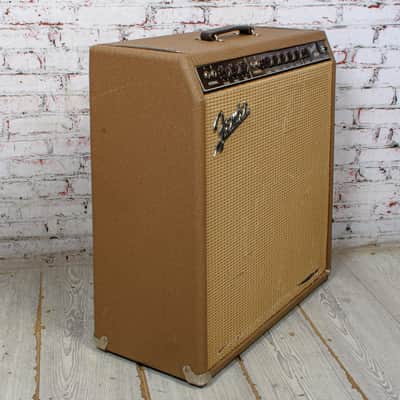 Fender - 1961 Concert 4x10 Guitar Amplifier Combo Brown w/ Replaced Speakers -VINTAGE image 11