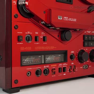 Akai GX-646 Reel-to-Reel Tape Deck Red Serviced w/ Hubs Reel - 1 Year Warranty image 16