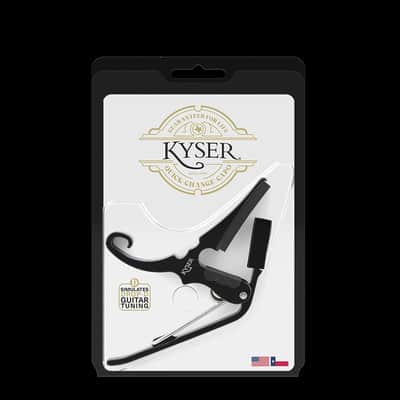 Kyser Quick-Change Drop-D Acoustic Guitar Capo, Black image 4