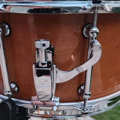 STUDIO SALE! Pearl Limited Edition Exotic Series Kapur Wood Snare 14"×6.5" 2013 image 8