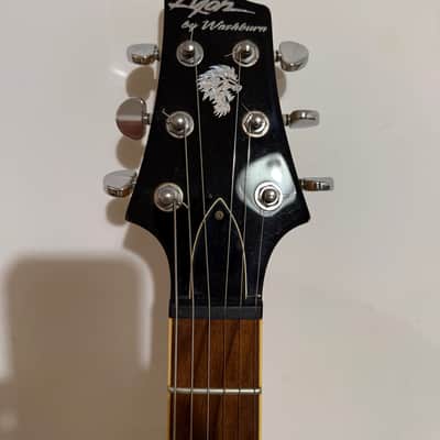 Lyon by Washburn LCT24 Electric Guitar - Trans Grey image 4