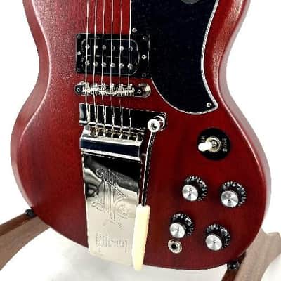 Gibson SG Standard '61 Faded Maestro Vibrola Vintage Cherry Serial #:232220039 image 4