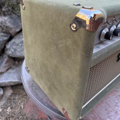 Two Rock TS1 6L6 50-Watt Moss Green Suede image 5