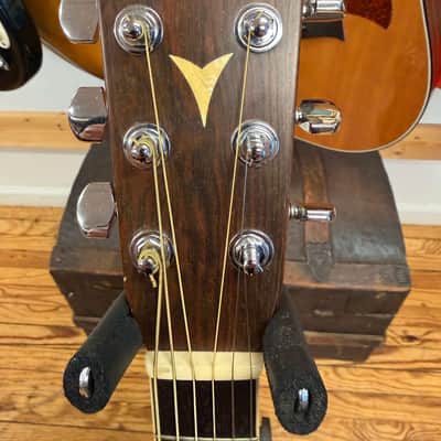 Yairi K.Yairi YW500P Sunburst Custom — Solid Spruce/Rosewood, Ebony Board, w/ Hard Cas 1977 - Burst Rosewood ( D- 35 ) Hand Signed by the Master image 6
