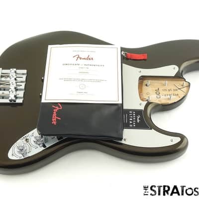 Fender American Ultra II Jazz J Bass LOADED BODY Mini-Toggle S-1 Texas Tea. image 2
