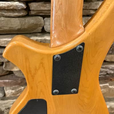 Fleishman 5-String Natural Dragon Bass *AS-IS NEEDS WORK* w/ Flight Case image 10