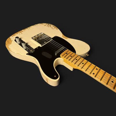 Fender Custom Shop '52 Telecaster Heavy Relic - 3,3kg 2021 - White Blonde - VIDEO image 6