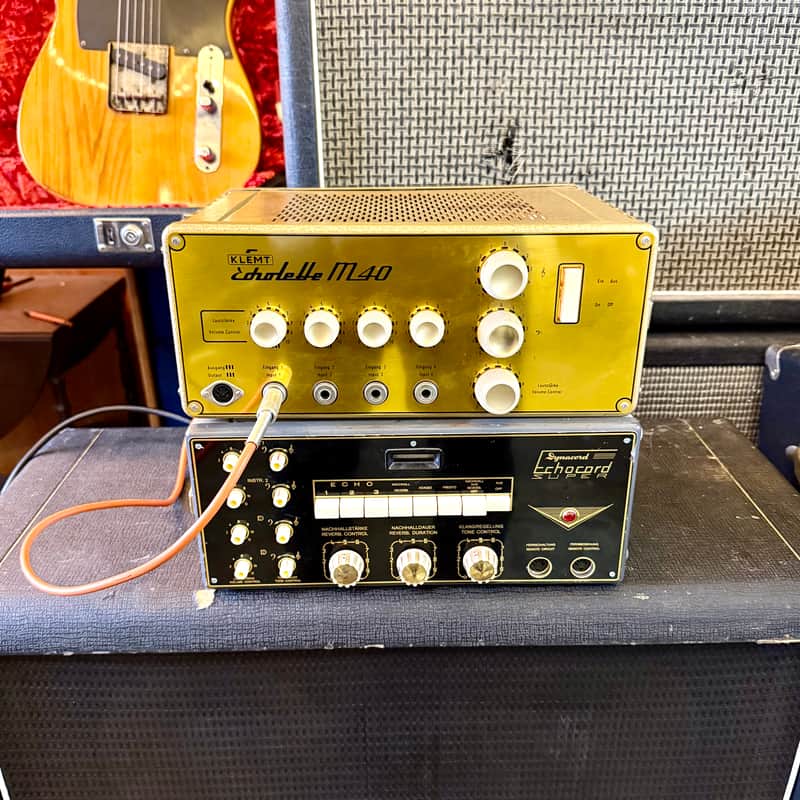 Klemt Echolette M40 c 1960 - Gold original vintage Beatles Hamburg tube amplifier AC30 original vintage Germany amp - Good