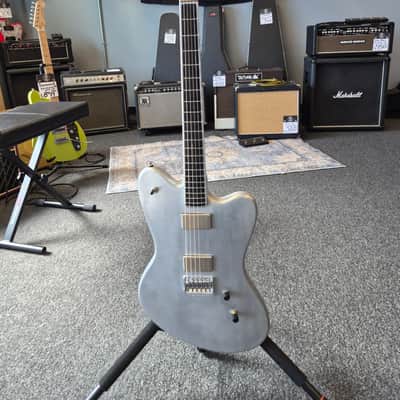 Baguley Dico-6 Brushed Aluminum Electric Guitar - Made in Germany - Includes Gig Bag image 11