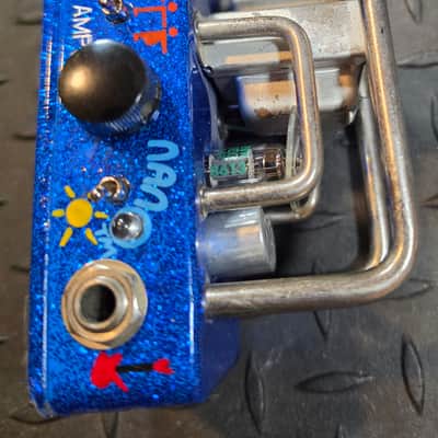 Zvex Nano Head 1/2 watt Amplifier Pedal sized Amp Hand Painted Myrold image 4