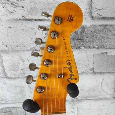 Fender Custom Shop Limited Edition Red Hot Strat Super Heavy Relic, Maple Fingerboard, Super Faded Aged Lake Placid Blue image 5