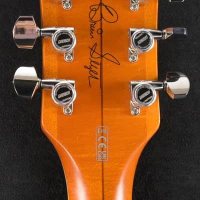 Gretsch G6120T-BSSMK Brian Setzer Signature Nashville '59 "Smoke" Orange image 8
