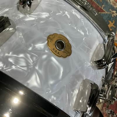 Slingerland Radio King 7” x 14" Solid Maple Snare - White Marine Pearl image 2