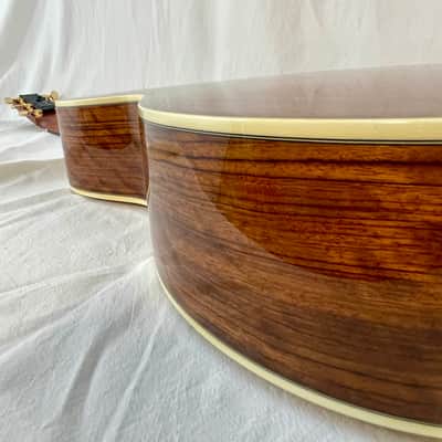 K Yairi KY FYM94 OV/SPR(14 fret folk) Masterworks (2024) 61540, Ovankol /Spruce, Hiscox case. Handmade in Japan. image 21