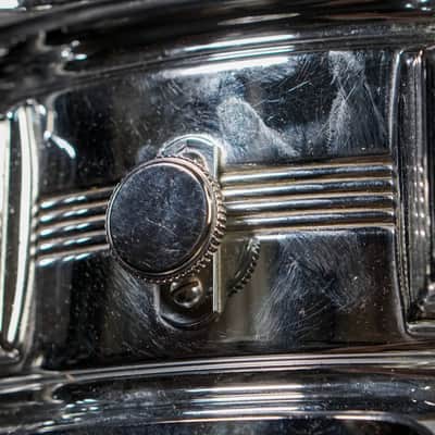 Rogers 5x14" Dynasonic Chrome-Over-Brass Snare Drum - 1960s (5-Line) image 5
