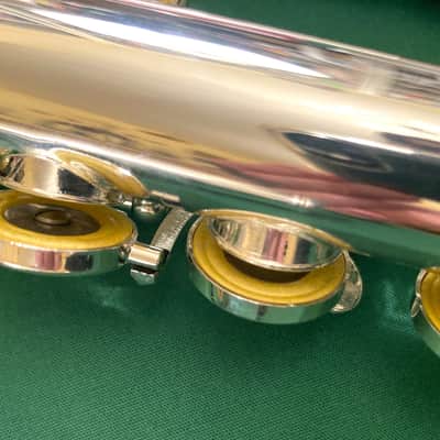 Silver Plated Student Model Flute-Open Hole, C Foot Split E-with Accessories! image 5