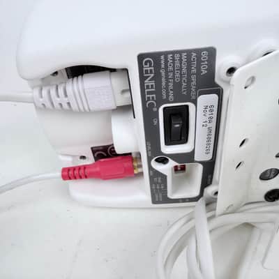 Genelec 6010A 3" Active Nearfield Studio Monitors - White image 3