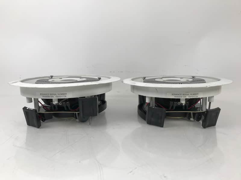 Vintage 1997 Sonance TR3000 Ceiling Speaker Pair System White image 1