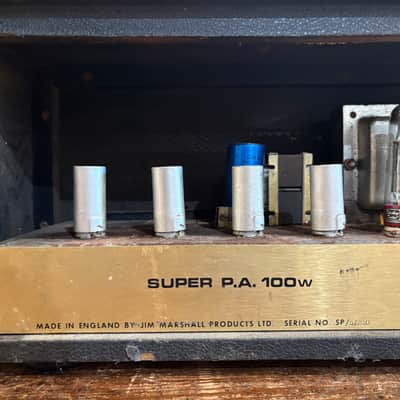 Marshall Super PA 100w Head 1972 image 10